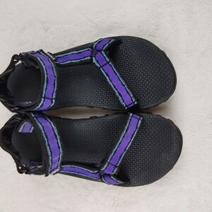 Teva Storm Black Purple Adjustable Sports Hiking Sandals